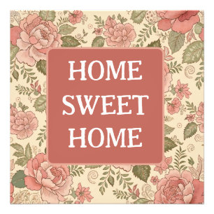 Impression Photo Muse Florale Poussiéreuse - Style Batik Rose Pouss