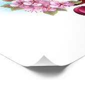 Impression Photo Musical treble clef notes with sakura flowers (Coin)