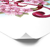 Impression Photo Musical treble clef notes with sakura flowers (Coin)