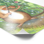 Impression Photo Musicien Souris Violoniste Illustration (Coin)