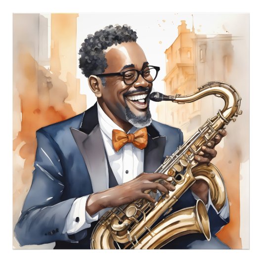 Impression Photo musiciens de jazz (Devant)