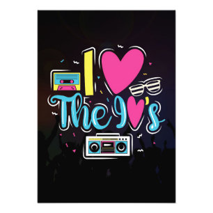 Impression Photo Musique Art 90s Retro Cassette Party