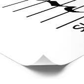 Impression Photo Musique Notation Repos avec la fermeture (Coin)