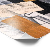 Impression Photo Musique violon et feuille | Georges Braque | (Coin)