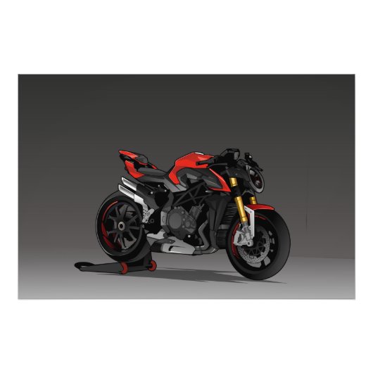 Impression Photo MV Agusta Brush 1000RR (Devant)