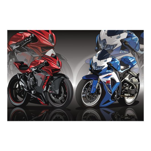Impression Photo MV Agusta F3 x Suzuki GSX-R (Devant)