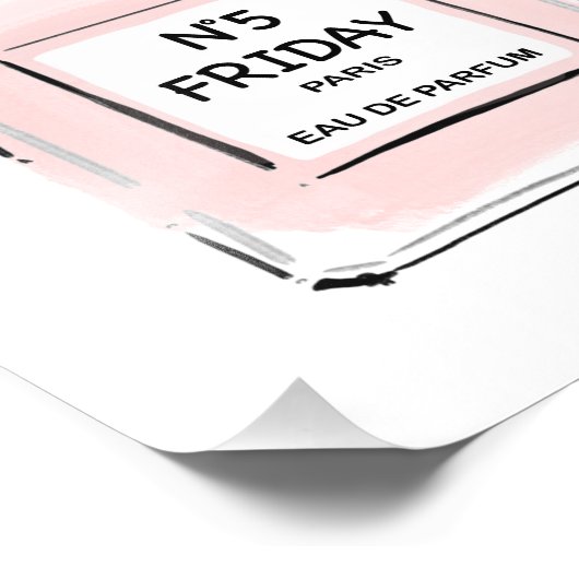 Impression Photo N5 Vendredi Paris Parfum (Coin)