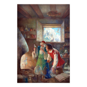 Impression Photo N.C. Wyeth L'Affiche Alchimiste