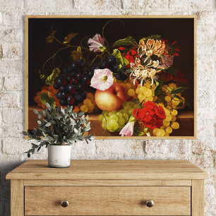 Impression Photo Nature morte Fruits et fleurs par Adelheid Dietric