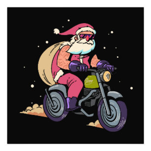Impression Photo Naughty Santa Claus