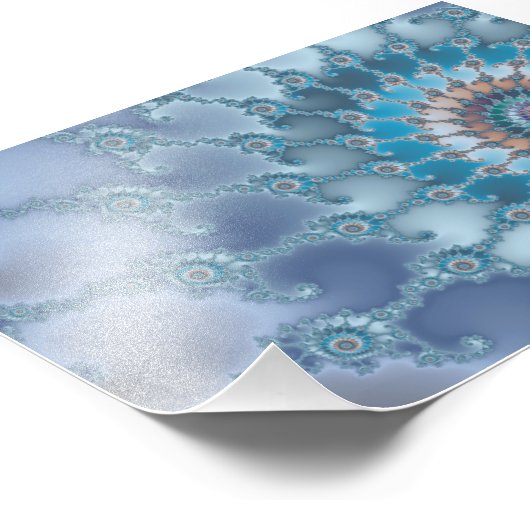 Impression Photo Nautilus - Art fractal (Coin)