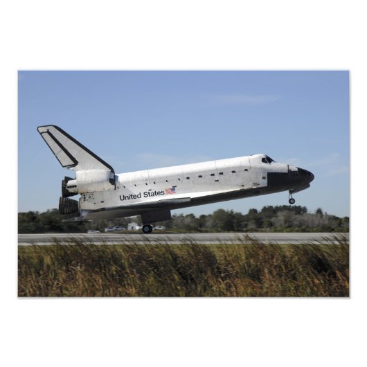 Impression Photo navette spatiale Atlantis (Devant)