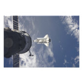 Impression Photo Navette spatiale Atlantis et un vaisseau spatial r (Devant)