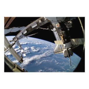 Impression Photo Navette spatiale l'Atlantide et un vaisseau