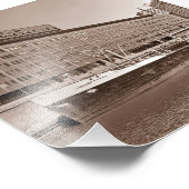 Impression Photo Navire Chicago Sun Times Bldg Great Lakes 1967 (Coin)