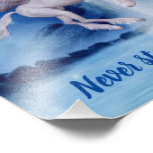 Impression Photo Ne Cessez Jamais De Croire En Flying Unicorn Water (Coin)