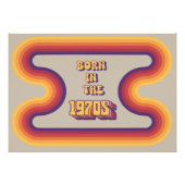 Impression Photo Né dans les années 1970, Millennials, Gen X, année (Devant)