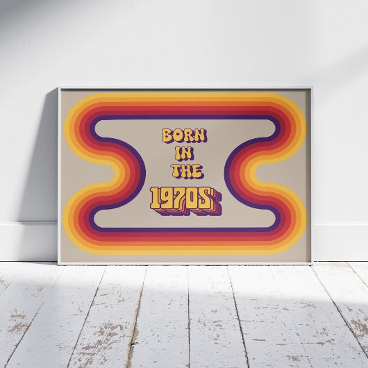 Impression Photo Né dans les années 1970, Millennials, Gen X, année