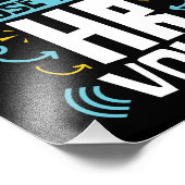 Impression Photo Ne m'oblige pas à utiliser ma voix RH Ressources h (Coin)