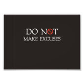 Impression Photo Ne pas faire d'extraits (Devant)