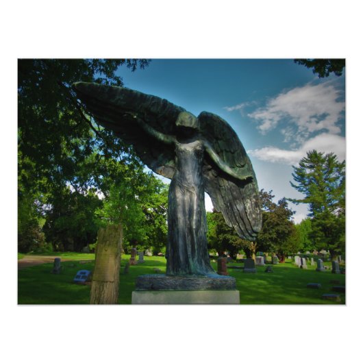 Impression Photo "Ne pleure pas pour moi, car je suis libre." (Devant)