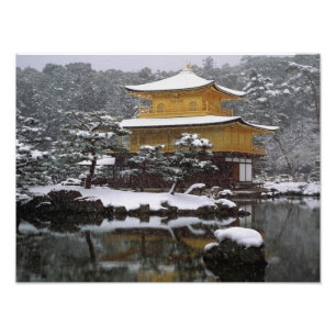 Impression Photo Neige de Kinkaku