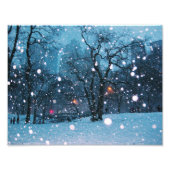 Impression Photo Neige nocturne (Devant)