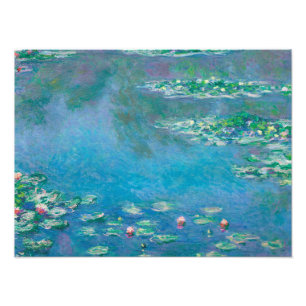 Impression Photo Nénuphars de Claude Monet Fine Art Painting