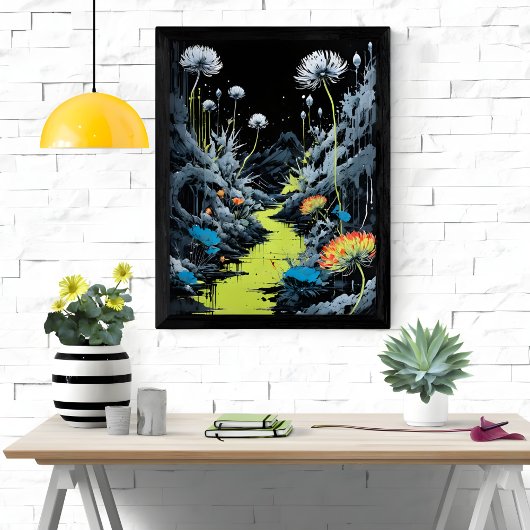 Impression Photo Neon Nocturne