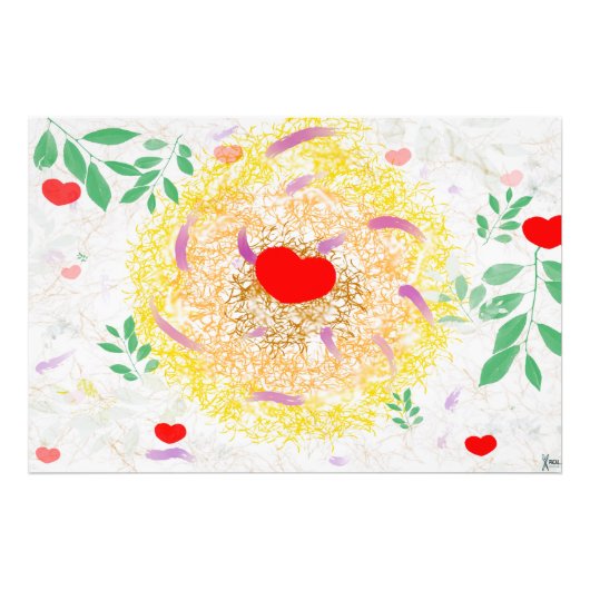 Impression Photo Nesting Hearts (Devant)