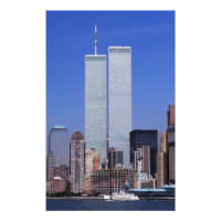 New York, États-Unis. Tours jumelles du célèbre Mo