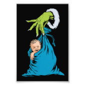 Impression Photo NICU Infirmière de la main-d'oeuvre Père Noël Noël (Devant)