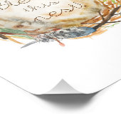 Impression Photo Nid aquarelle (Coin)