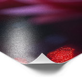 Impression Photo Nid d'oiseau rose sous ciel éclair - Surreal (Coin)