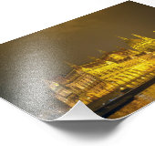 Impression Photo Night View, Hungarian Parliament, Budapest Hungary (Coin)