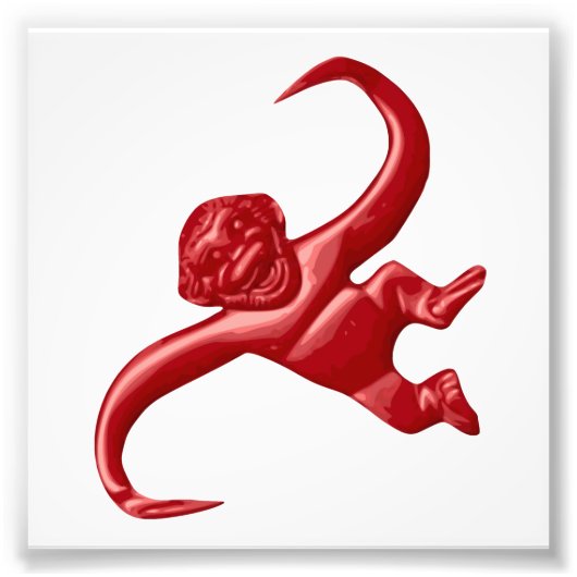 Impression Photo Nightmare Retro Toy Monkey (Devant)