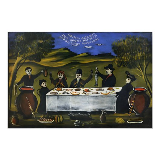 Impression Photo Niko Pirosmani, peintre géorgien (Devant)