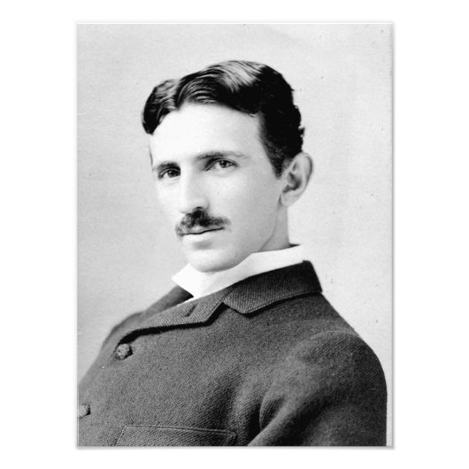 Impression Photo Nikola Tesla Portrait (Devant)