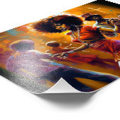 Impression Photo No Chance, Art Noir, Afro-Américain (Coin)