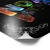 Impression Photo Noah - Le nom Noah en lumières 3D (Photo) (Coin)