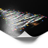 Impression Photo Noël Arbre clair (Coin)