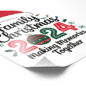 Impression Photo Noël de famille 2024 Rassembler les souvenirs (Coin)