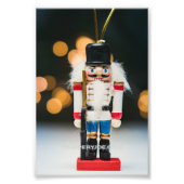Impression Photo Noël SlipperyJoe nutcracker figurine ornement (Devant)