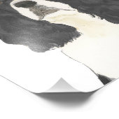 Impression Photo Noir et blanc Springer espagnol Art (Coin)