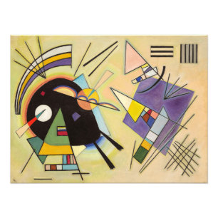 Impression Photo Noir et violet par Wassily Kandinsky
