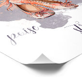 Impression Photo Nom personnalisé Texte Ballet Pointe Chaussures Ba (Coin)