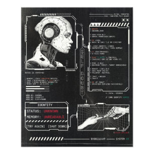 Impression Photo Non reconnu - Techno-Brutalist Streetwear Design