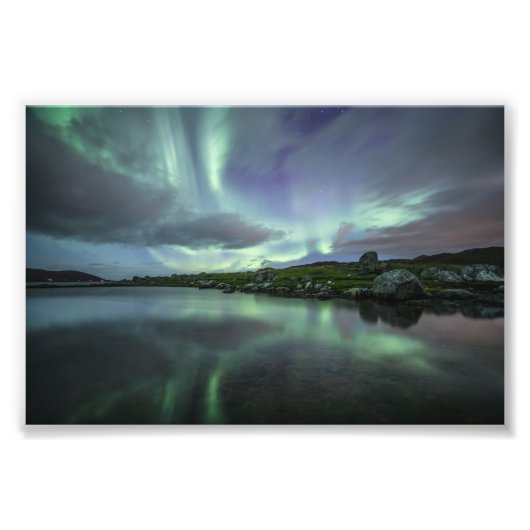 Impression Photo Northern Lights Norvège (Devant)