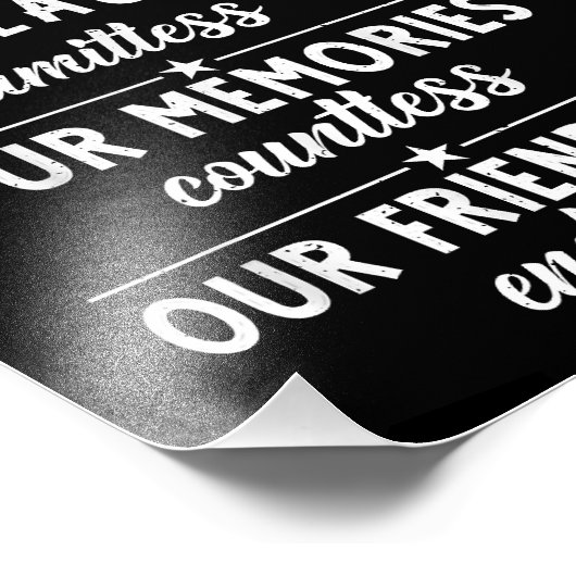 Impression Photo Nos rires souvenirs sans limites innombrables amit (Coin)