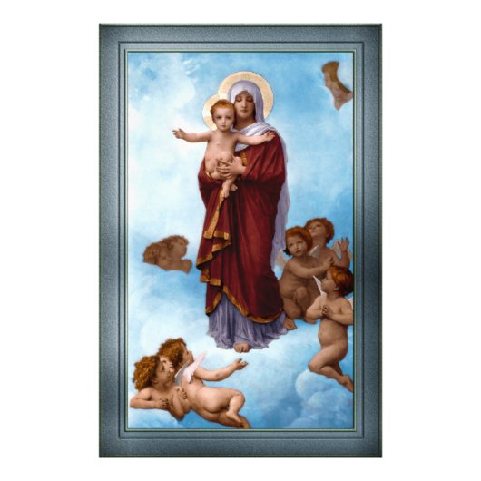 Impression Photo Notre-Dame des Anges par William Bouguereau (Devant)